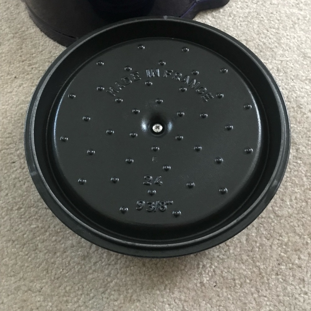 Staub 4qt 24cm cast iron blue - Picture 6 of 11